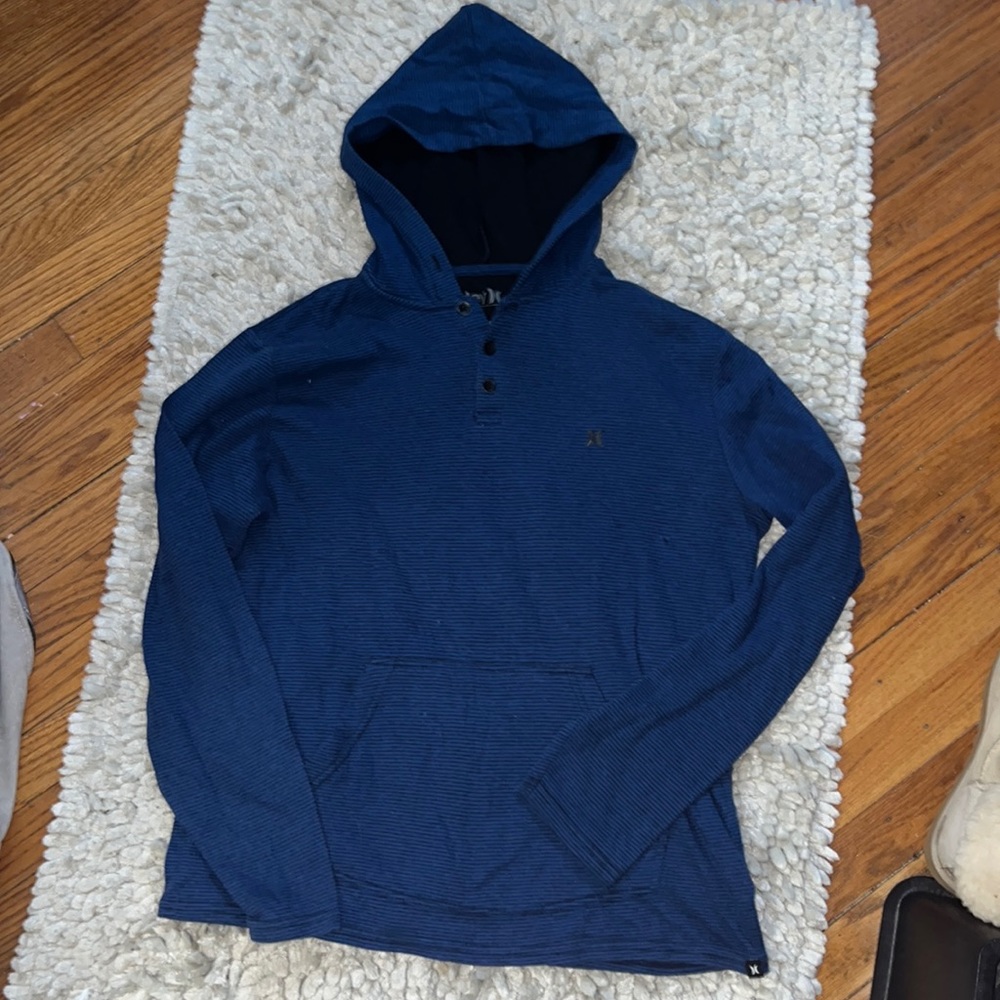 Hurley Lightweight Striped Hoodie